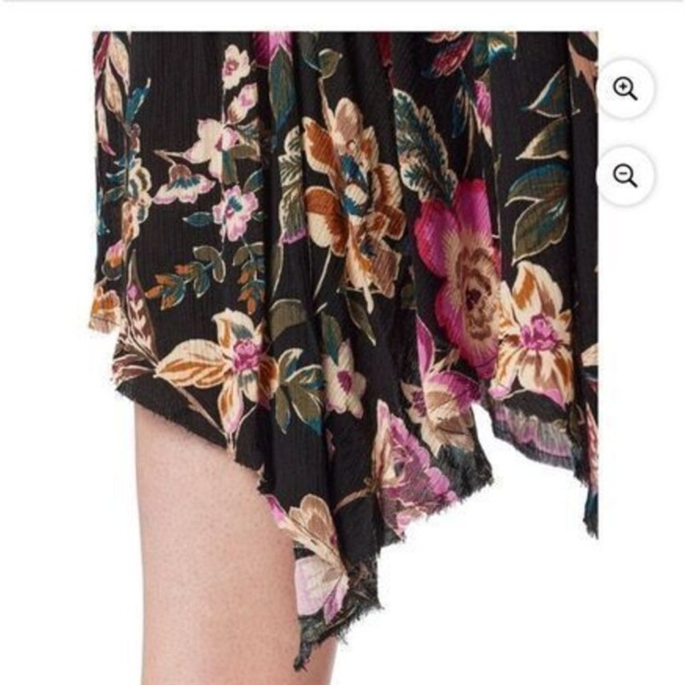 Jessica Simpson 3X Plus‎ AssymetricqalFloral Midi Tiered Bohemian Chic Whimsical - Picture 5 of 6